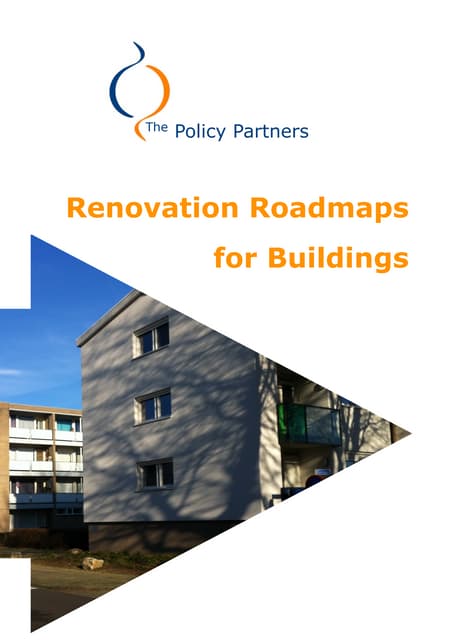 Renovation roadmaps for buildings by The Policy Partners