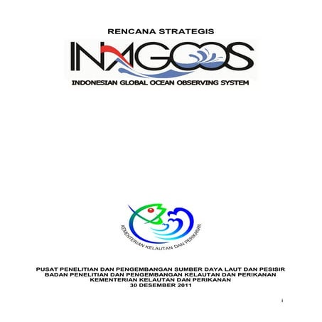 Rencana Strategis INA GOOS | PDF