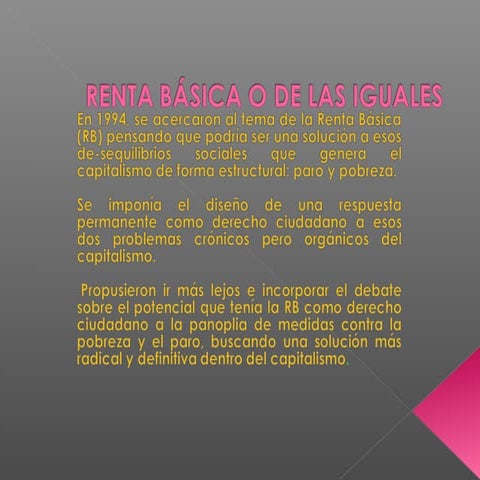 Renta básica o de las iguales1ºab