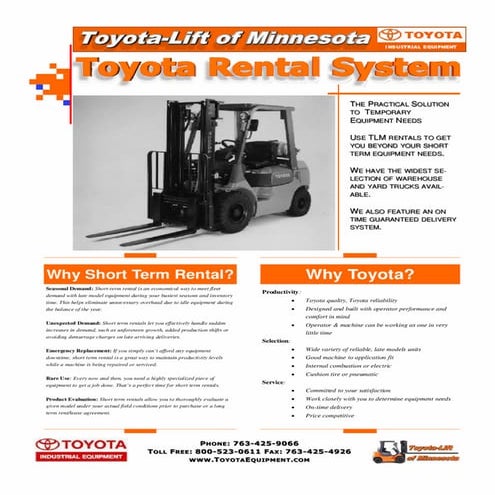 Rental Forklift Information | PDF