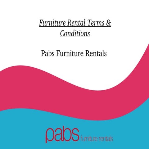 Furniture Rental Terms and Conditions | PPT
