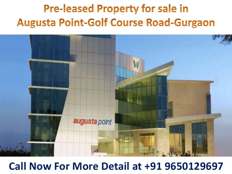 Rented property in augusta point golf course roadgurgaon9650129697