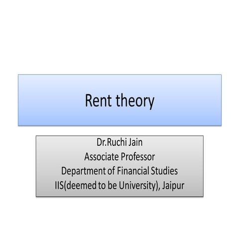 Rent Theory.pdf