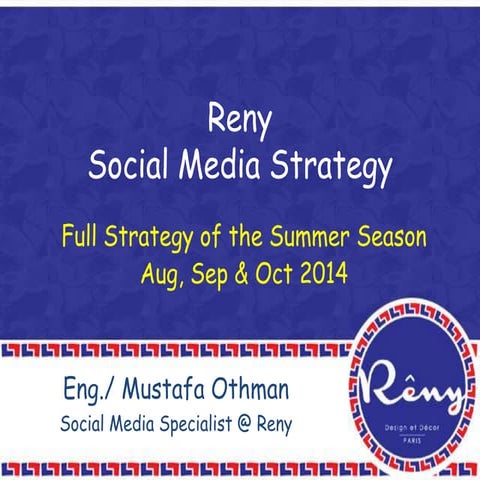 Reny Social Media Strategy