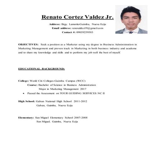 Renz resume