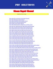Nissan D21 Repair Manual 1990 1994