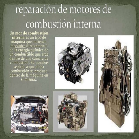 Reparación de motores de combustión interna
