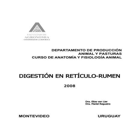 fisiología digestiva de rumiantes | PPTX
