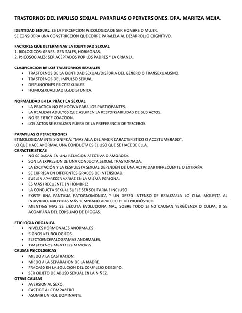 Sexologia: Repaso para el final