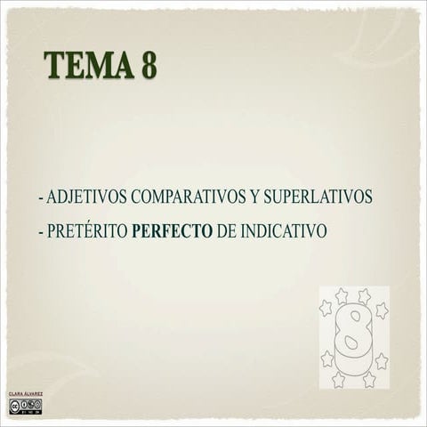 Gramática: tema 8