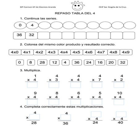 Repaso tablas | PDF