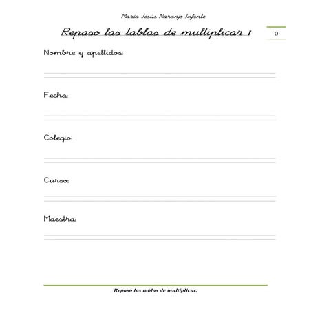 Repaso tablas-2 | PDF