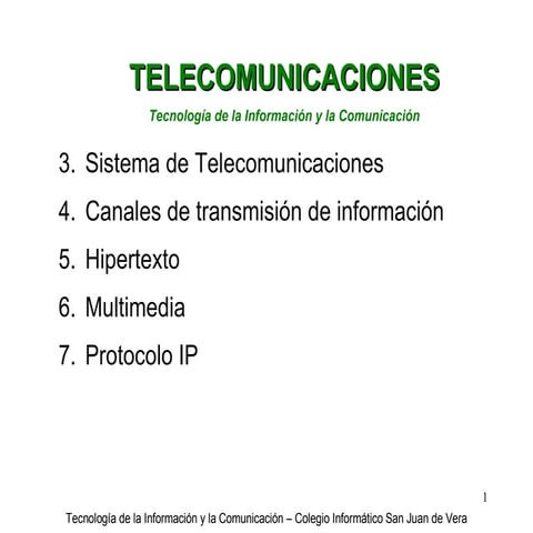 Telecomunicaciones