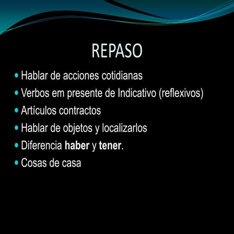 Repaso 5ª serie espanhol 27demaio