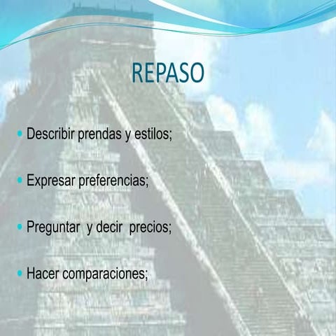 Repaso 6ª serie espanhol 27demaio