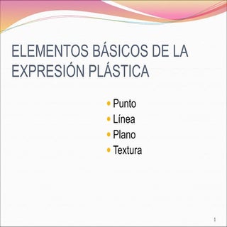 Repaso elementos básicos y color 1ºG