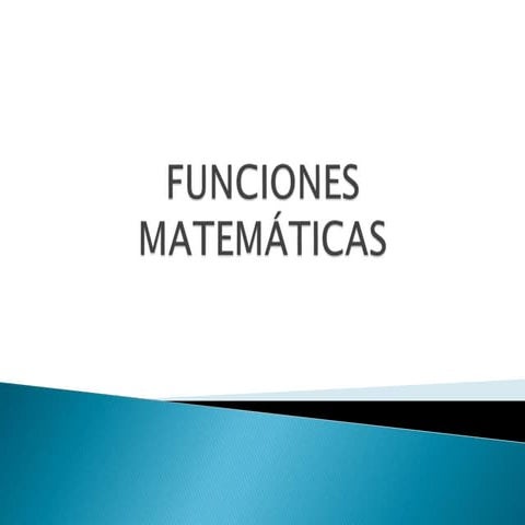 Funciones matemáticas