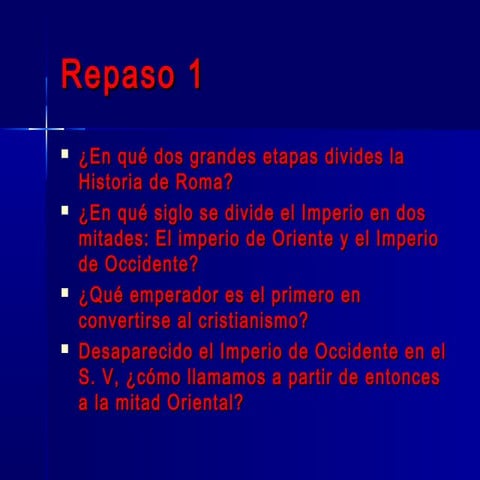 Repaso roma