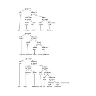 Repaso de grupos nominales complejos