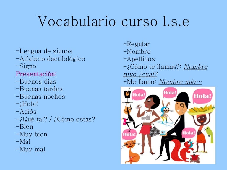 Repaso vocabulario