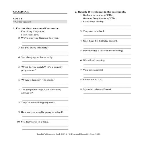 Repaso y ampliación 4º eso