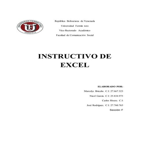 tutorial de microsoft excel