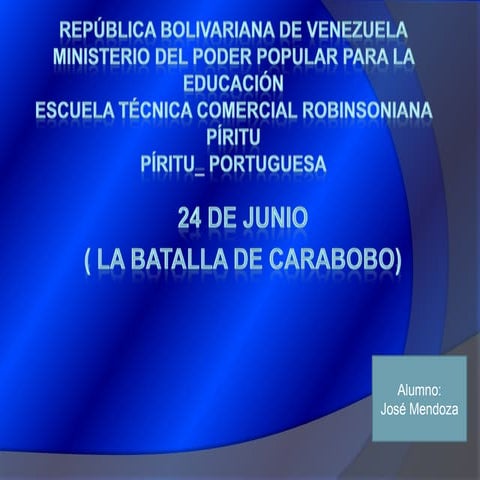 República bolivariana de venezuela