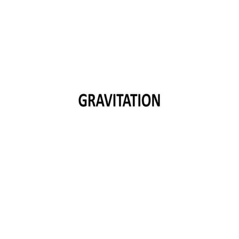 GRAVITATION 