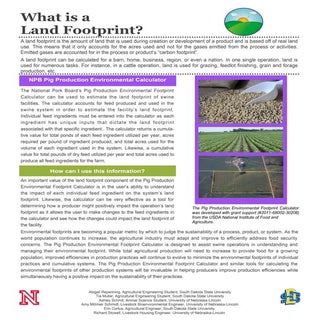What Is a Land Footprint?