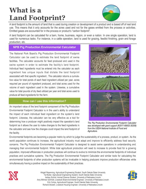 What Is a Land Footprint?