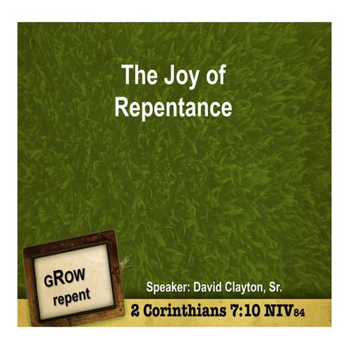 Repent sermon slides | PDF