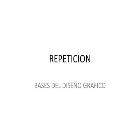 Repeticion