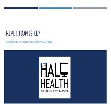 Repetition is Key to Remembering Patient Education Content