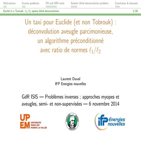 Euclid in a Taxicab: Sparse Blind Deconvolution with Smoothed l_1/l_2 Regular...