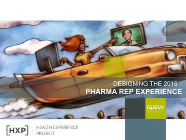 2015 Pharmaceutical Sales Rep Experience 
