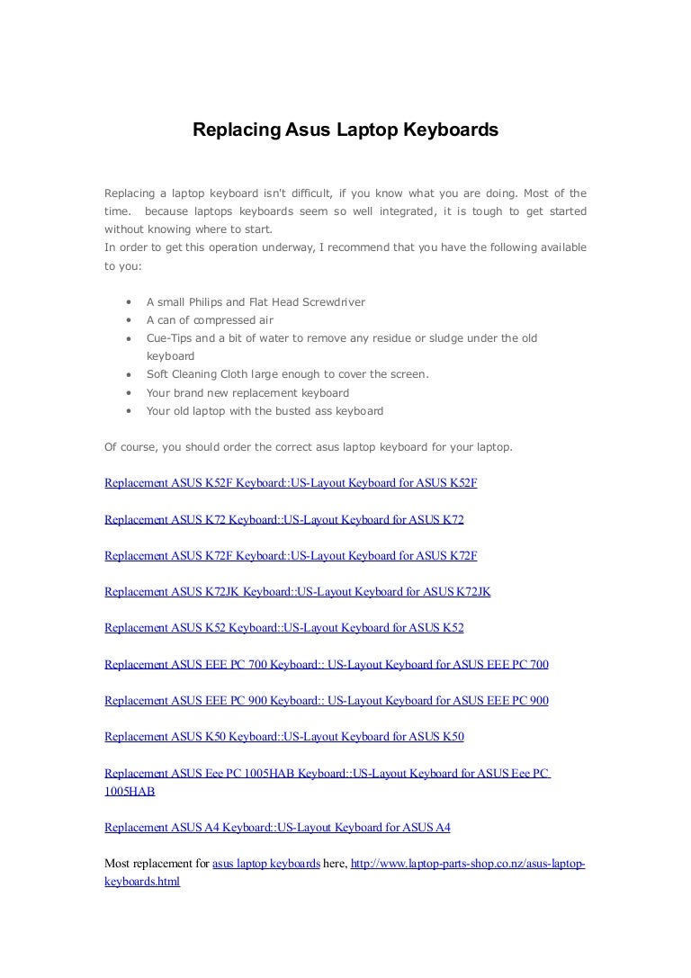 Replacing asus-laptop-keyboards