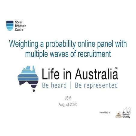 Weighting a probability online panel with multiple waves of recruitment ...