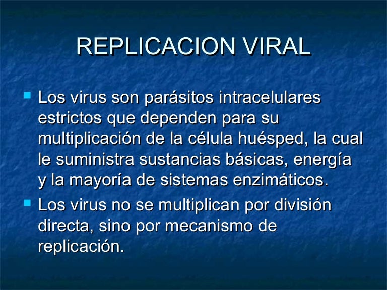 porque los virus son parásitos intracelulares estrictos