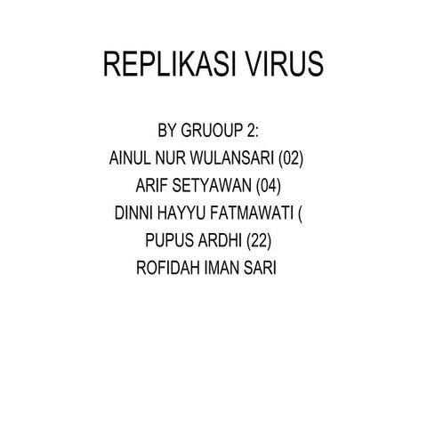 Replikasi virus