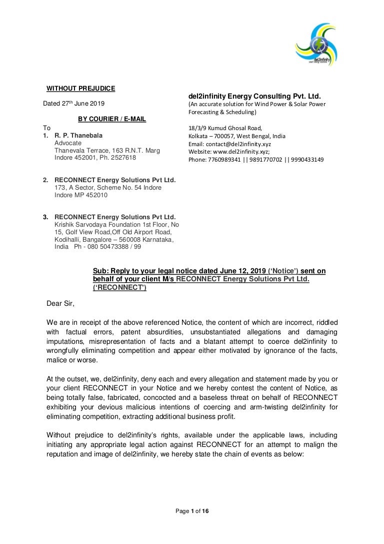 Reply To Reconnect S Defamation Notice One Can Love It Or Hate It
