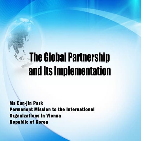 Open Dialogue MICs Conference 2013 Vienna May 8, Presentation by Korea