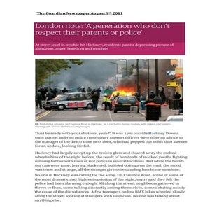 Lesson 6 - Representation of youth ...