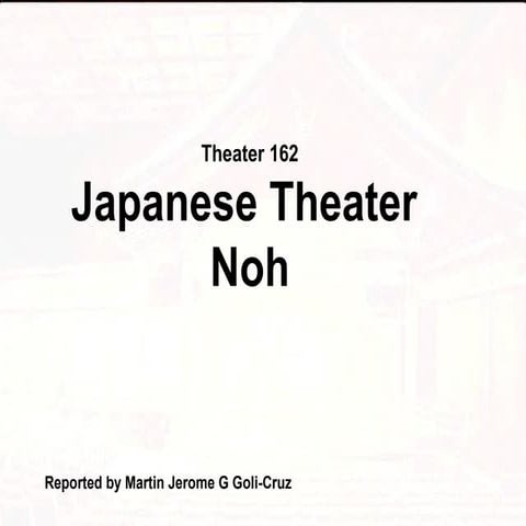Japanese Theater 