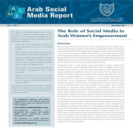Arab Social media report