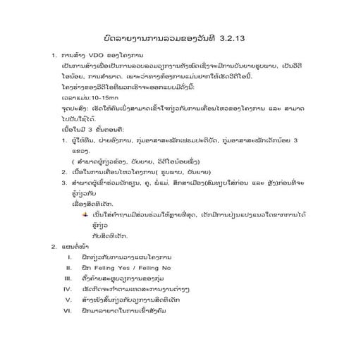 Report 2012 and planning 2013