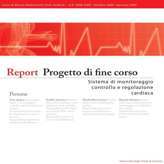 Cardiac Control and Monitoring System - Sistema di Controllo e Regolazione Cardiaca
