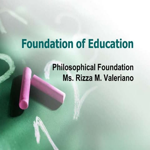 Foundation of Education