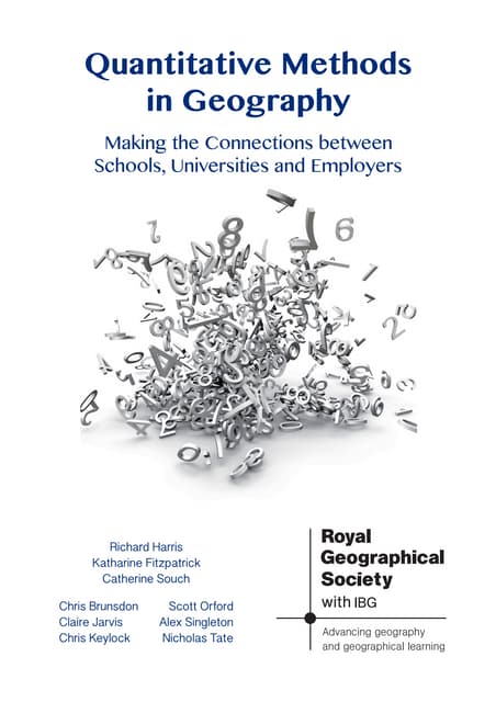 Quantitative Revolution In Geography