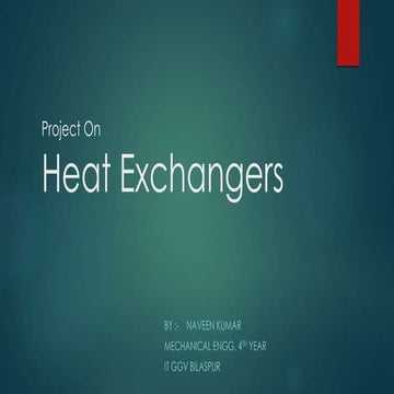 Heat Exchangers