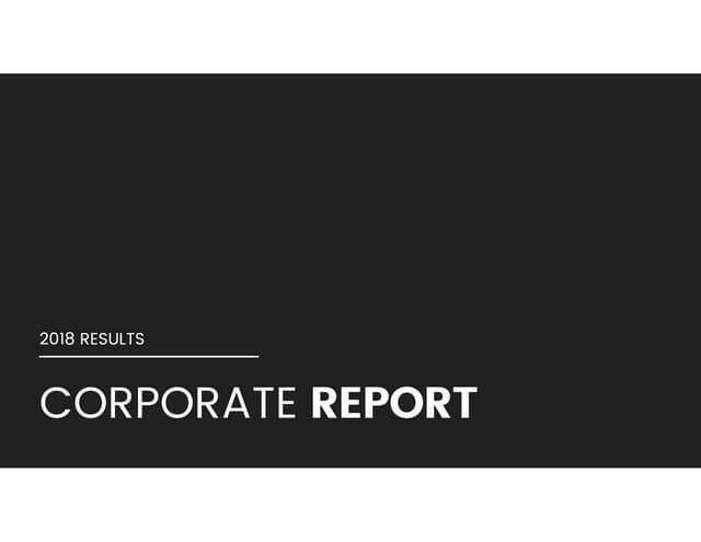 Yearly Corporate Report 2017